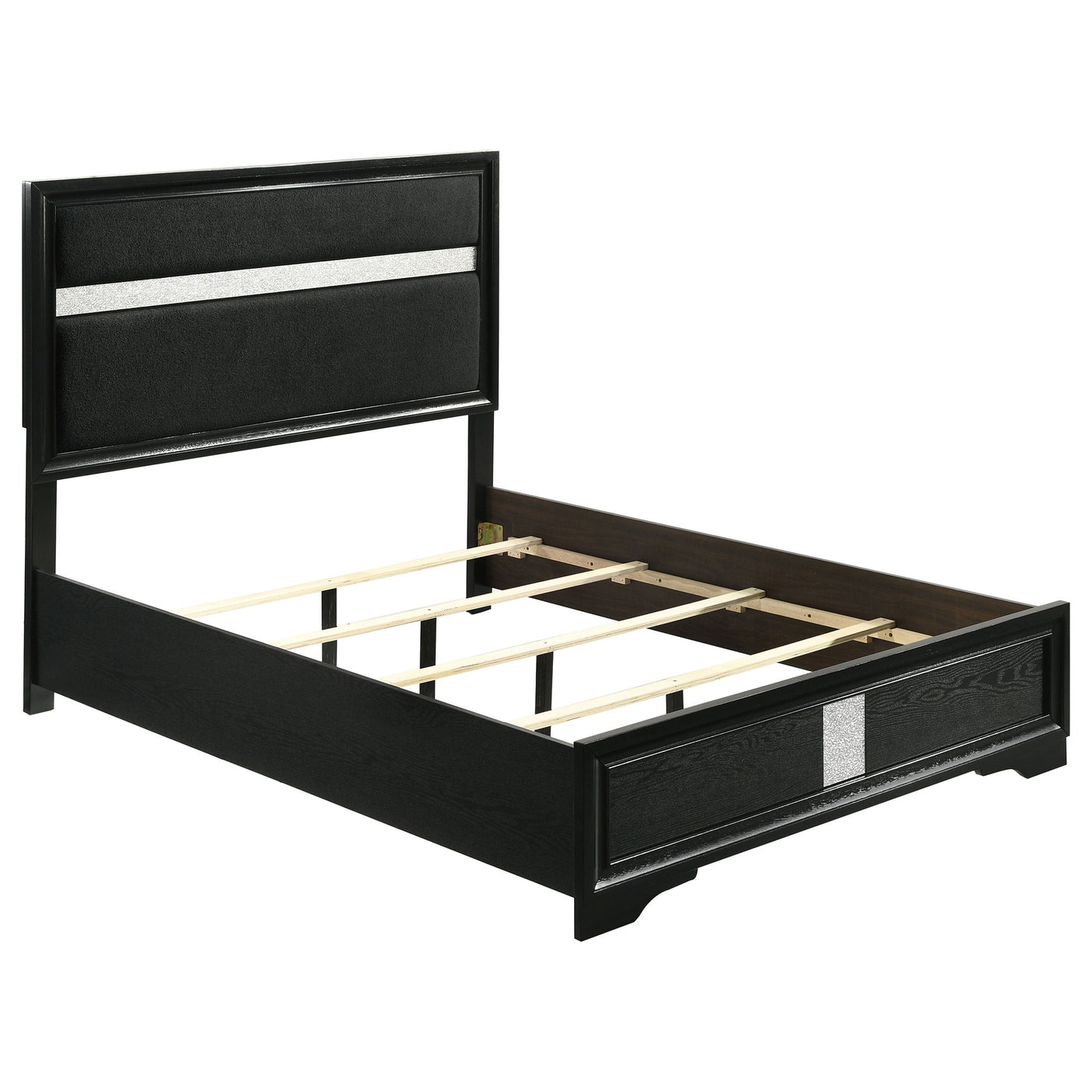 Miranda 54-Inch Upholstered Panel Bed