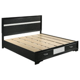 Miranda 51-Inch Wood Storage Panel Bed