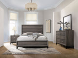 Watson Four-Piece Bedroom Set Grey Oak