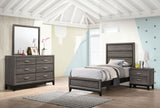 Watson Four-Piece Bedroom Set Grey Oak