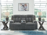 Greely Bend DBL Reclining Power Loveseat w/Console