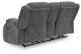 Greely Bend DBL Reclining Power Loveseat w/Console