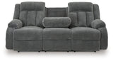 Greely Bend Reclining Power Sofa w/Drop Down Table