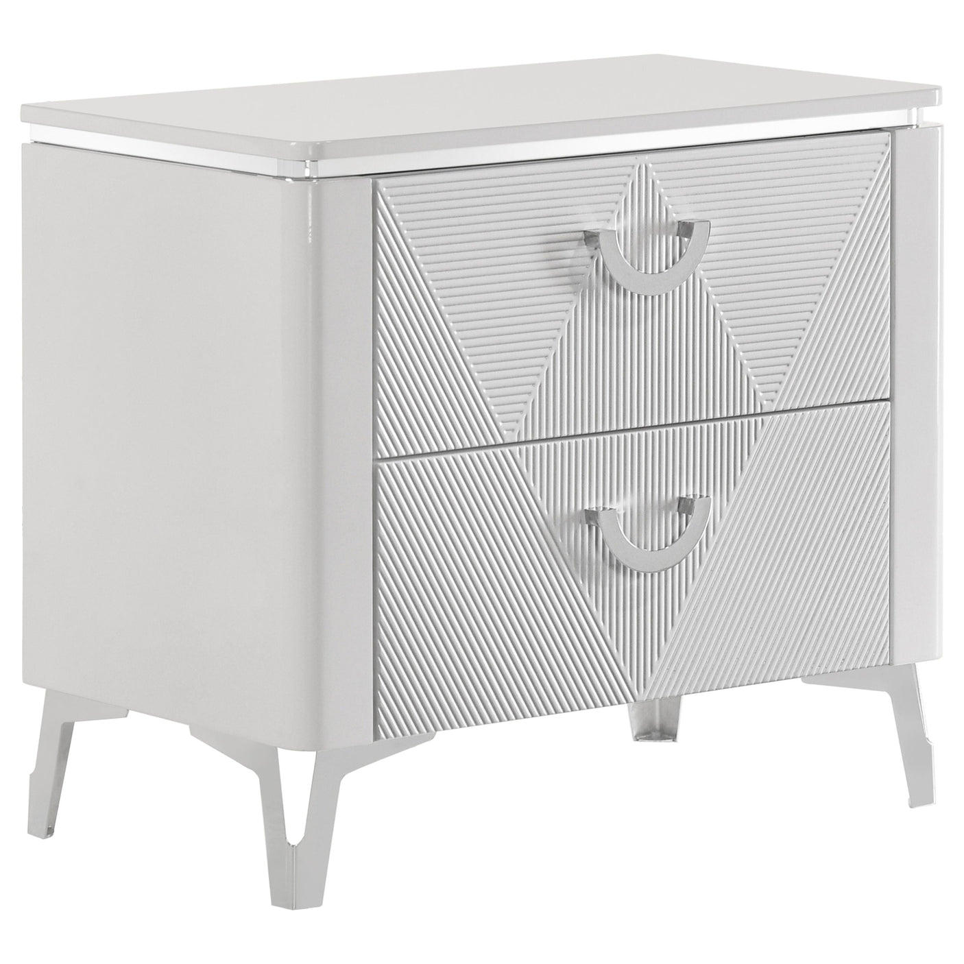 Cassia LED Bedroom Set High Gloss