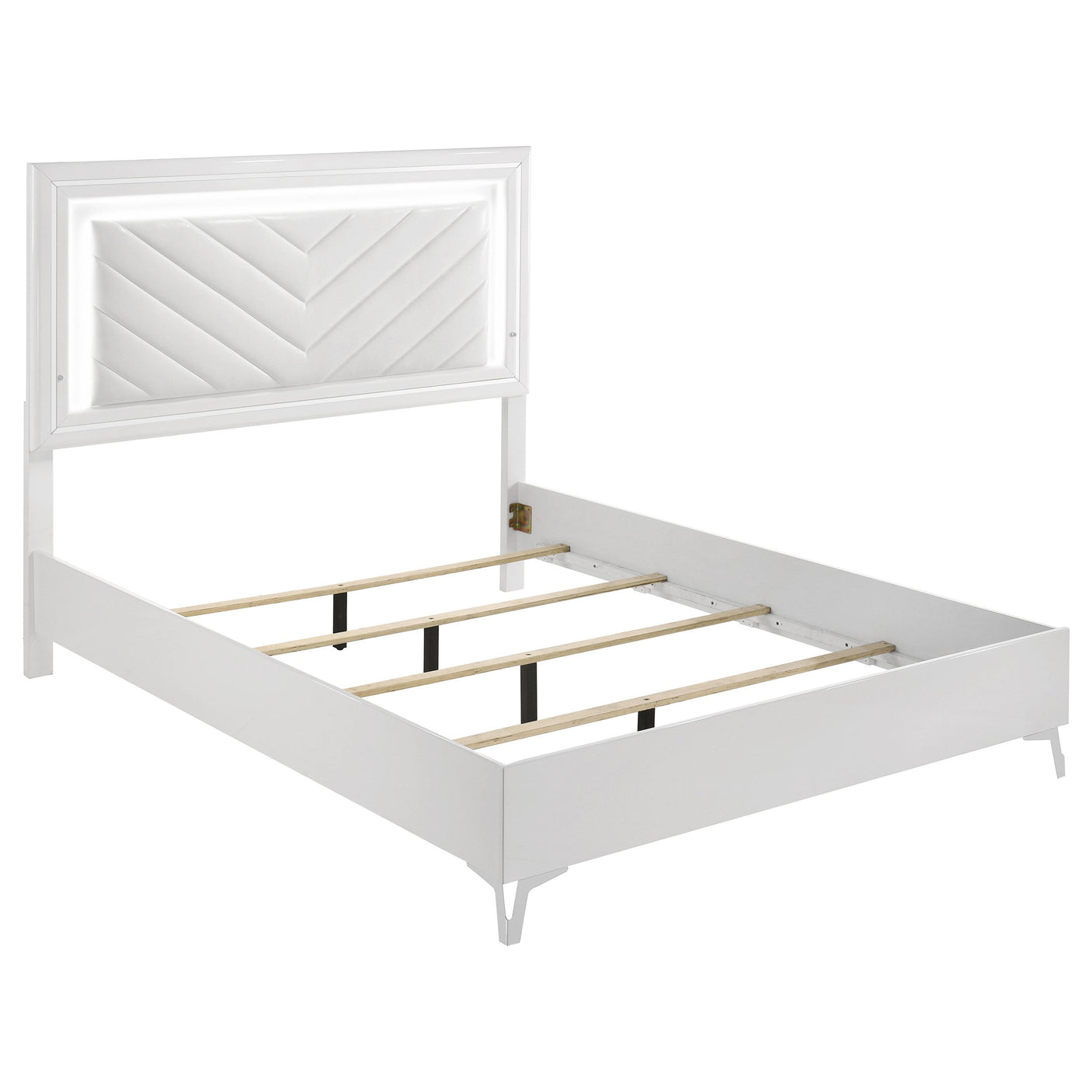 Cassia LED Bedroom Set High Gloss