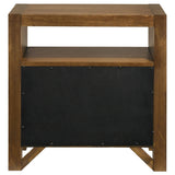 Adderley 2-drawer Nightstand Bedside Table Warm Brown