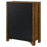 Adderley 5-drawer Bedroom Chest of Drawers Warm Brown
