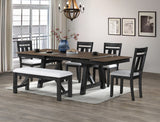 Maribelle Bench Wheat Charcoal