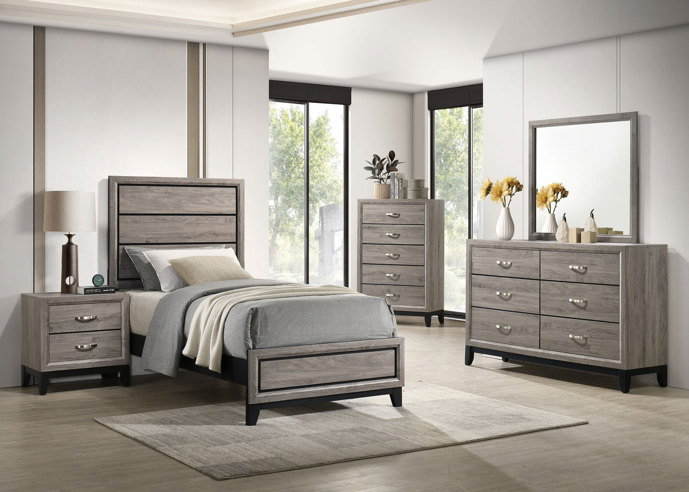 Valen Five-Piece Bedroom Set