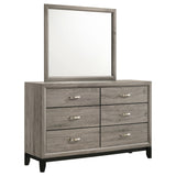 Watson 6-drawer Bedroom Dresser Cabinet Light Taupe
