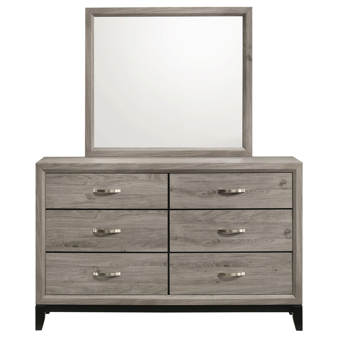 Watson 6-drawer Bedroom Dresser Cabinet Light Taupe