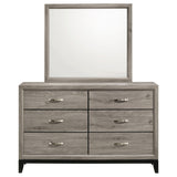 Watson 6-drawer Bedroom Dresser Cabinet Light Taupe