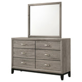 Watson 6-drawer Bedroom Dresser Cabinet Light Taupe