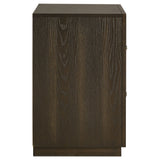 Atlas 2-drawer Bedroom Nightstand Bedside Table Dark Oak