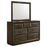 Atlas 7-drawer Bedroom Dresser Cabinet Dark Oak