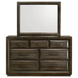 Atlas 7-drawer Bedroom Dresser Cabinet Dark Oak