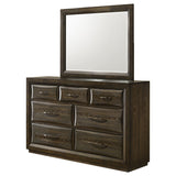 Atlas 7-drawer Bedroom Dresser Cabinet Dark Oak