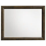 Atlas Bedroom Dresser Mirror Dark Oak