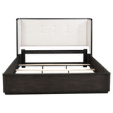 Leandro 55-inch Wingback Bed Burnished