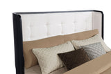 Leandro 55-inch Wingback Bed Burnished