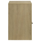 Hendricks 1-drawer Nightstand Bedside Table with Cubby Light Oak