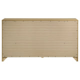 Hendricks 6-drawer Bedroom Dresser Light Oak