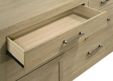 Hendricks 6-drawer Bedroom Dresser Light Oak