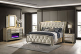 Lorient Bedroom Set Ivory and Camel