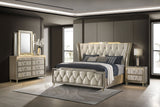 Lorient Bedroom Set Ivory and Camel