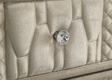 Lorient 8-drawer LED Bedroom Dresser Cabinet Ivory and Camel