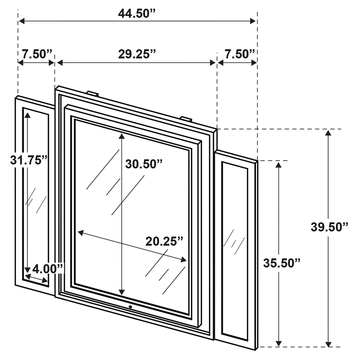 Lorient Dresser Mirrors