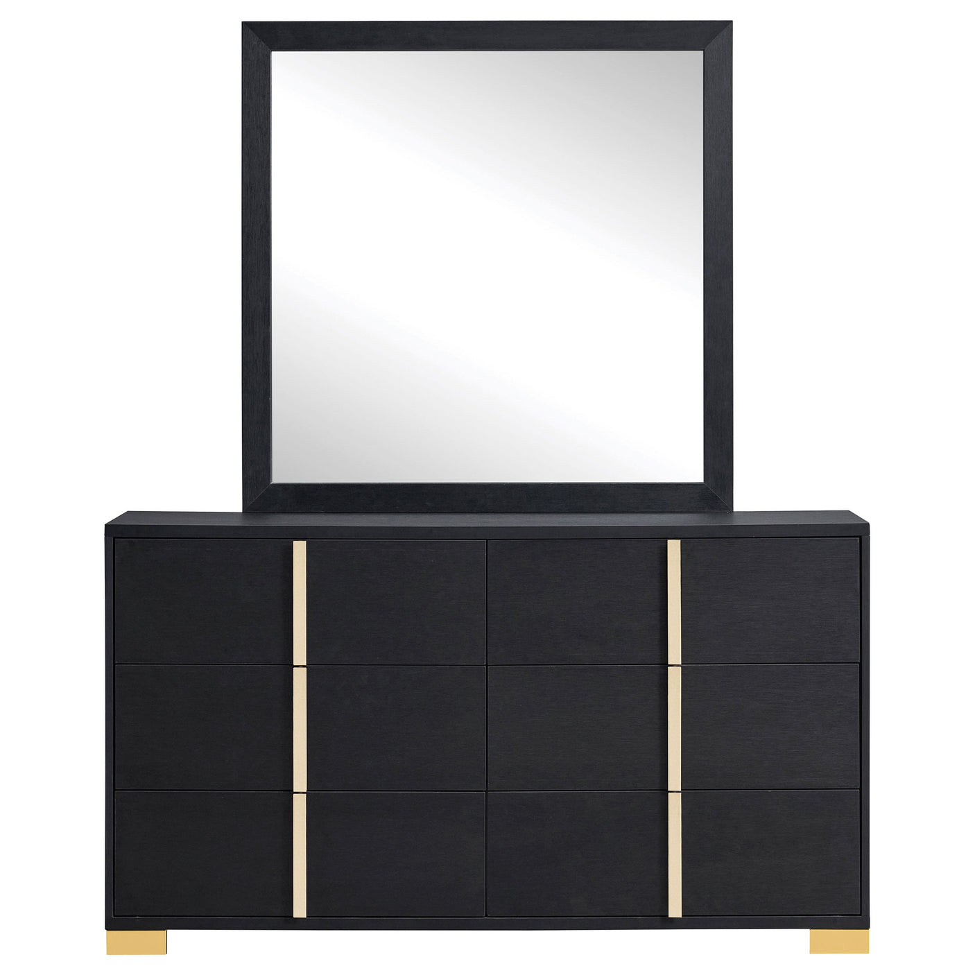 Marceline 6-drawer Dresser with Mirror