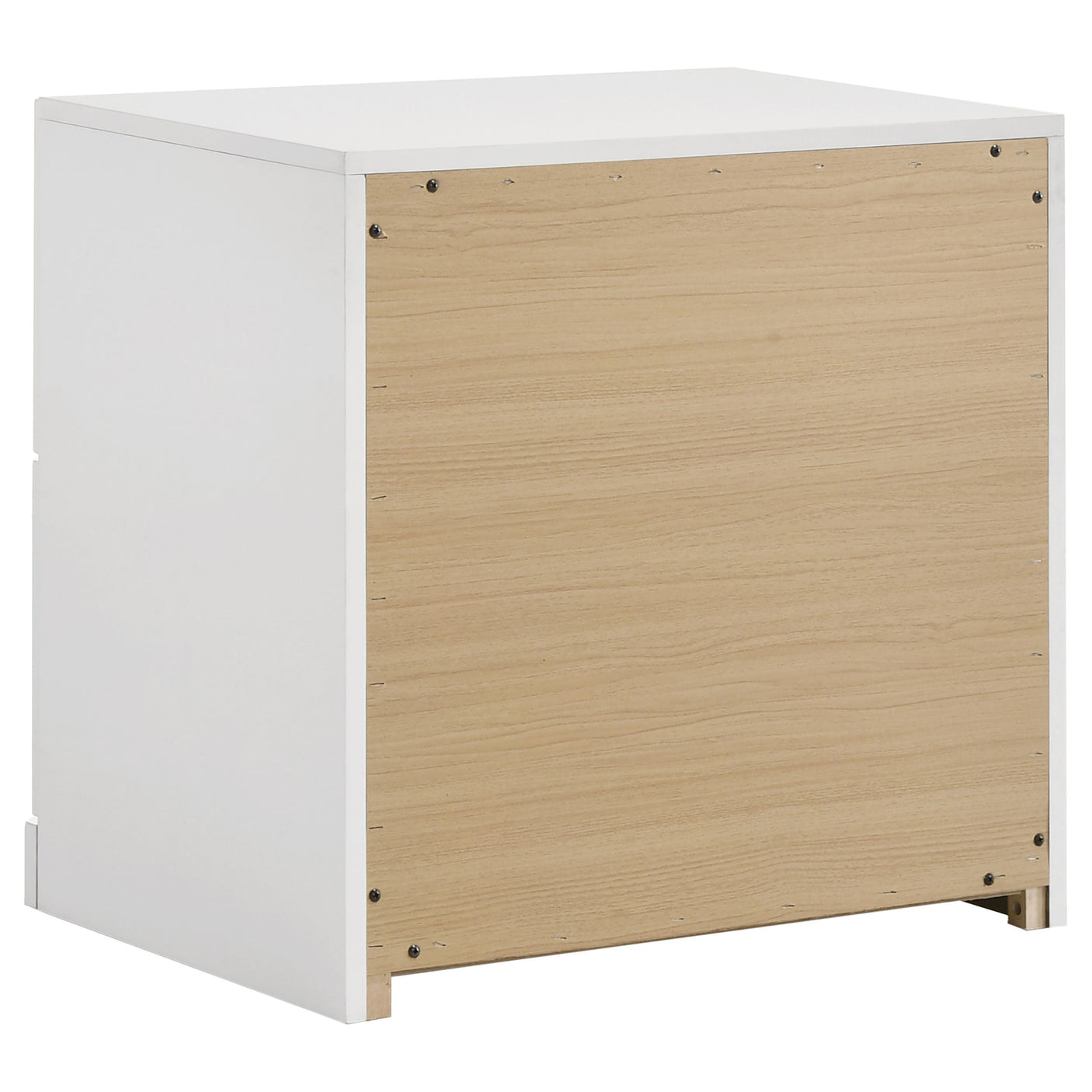 Ines Bedroom Set Grey and White High Gloss