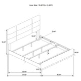 Ines 52-inch Fabric Upholstered Panel Bed