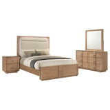 Leanne Bedroom Set Light Oak