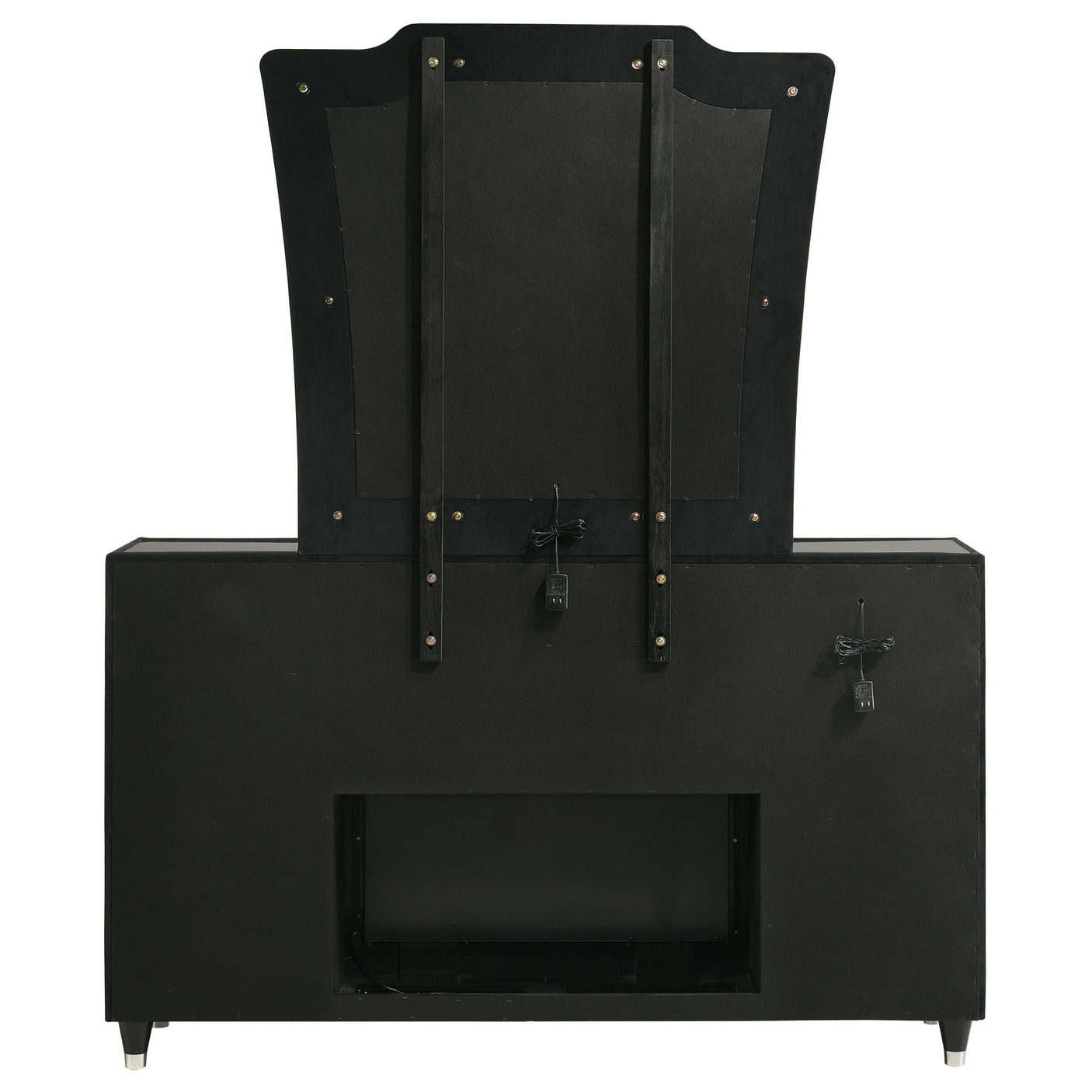 Lorient 8-drawer LED Dresser Black