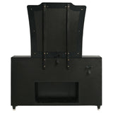 Lorient 8-drawer LED Dresser Black
