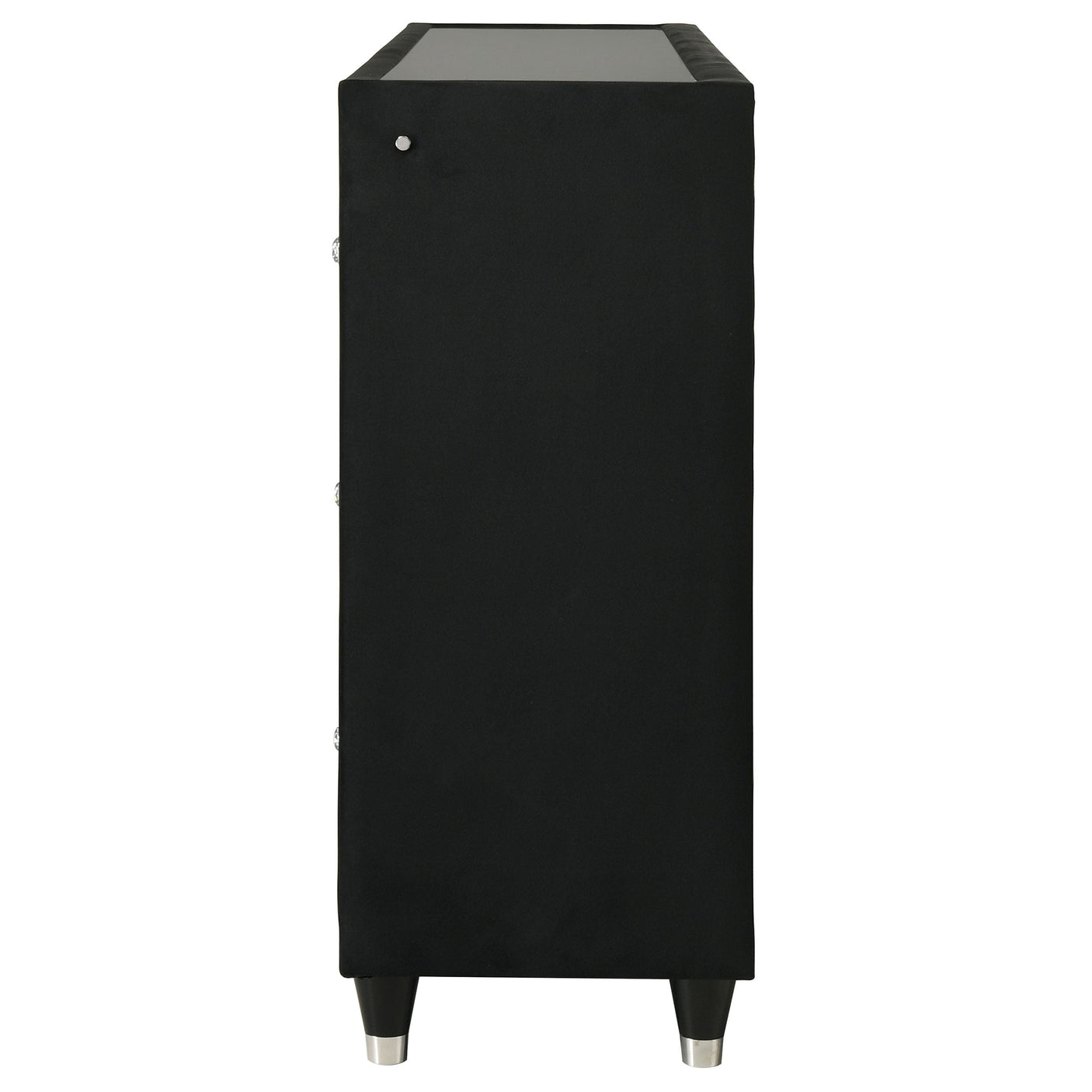 Lorient 8-drawer LED Dresser Black
