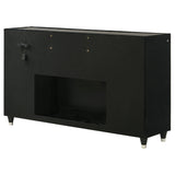 Lorient 8-drawer LED Dresser Black