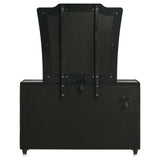 Lorient 8-drawer LED Dresser Black