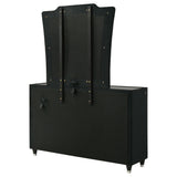 Lorient 8-drawer LED Dresser Black
