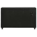 Lorient 8-drawer LED Dresser Black
