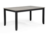 Lester 6-Pk Dining W/Bench L.Grey