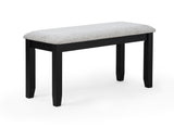 Lester 6-Pk Dining W/Bench L.Grey