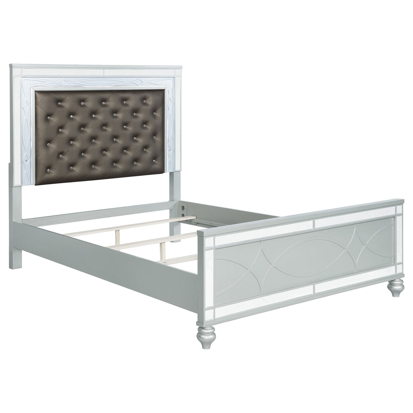 Gunnison Wood LED Panel Bed