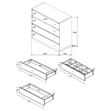 Winslow 4-drawer Bedroom Chest Smokey Walnut