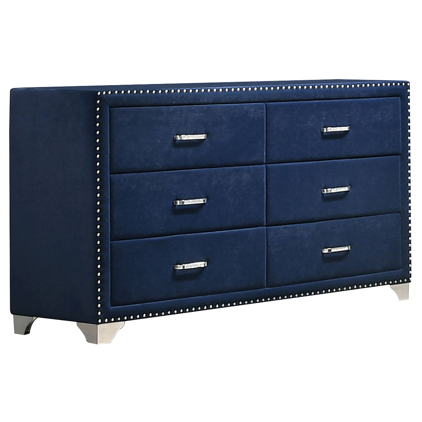 Melody 6-Drawer Upholstered Dresser