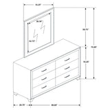 Melody Dresser with Mirrors