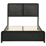 Cavelle 51-inch Upholstered Panel Bed Black