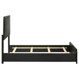 Cavelle 51-inch Upholstered Panel Bed Black